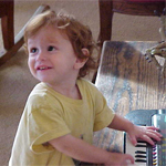 Samuel at Piano